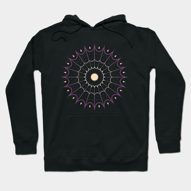 Supernova Minimalist Space Design Hoodie by PixelSamuel